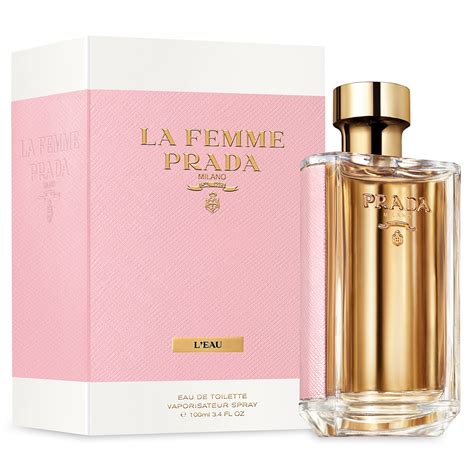 prada la femme prada l'eau eau de toilette|prada la femme 100ml.